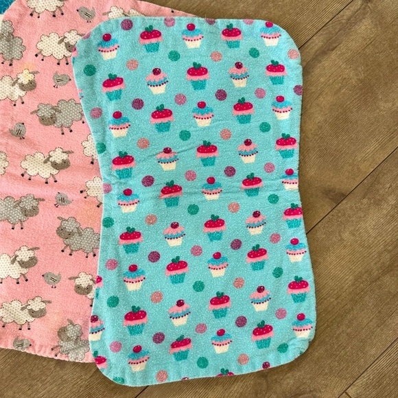 Handmade Burp Cloths baby girl - Picture 7 of 7